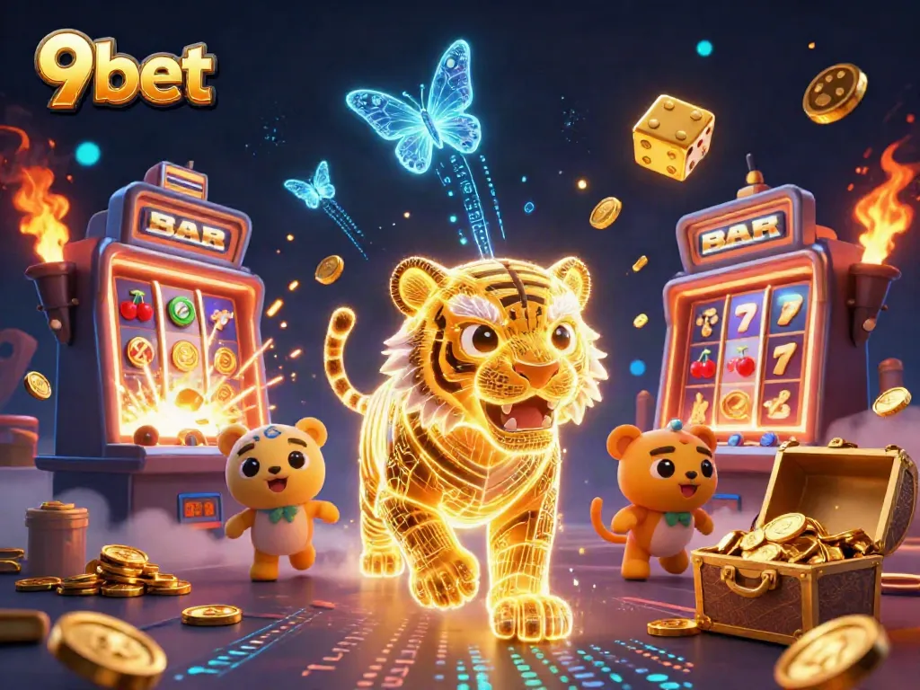 Experience the thrilling jackpot explosion at 9bet's digital casino, featuring dynamic gameplay elements.