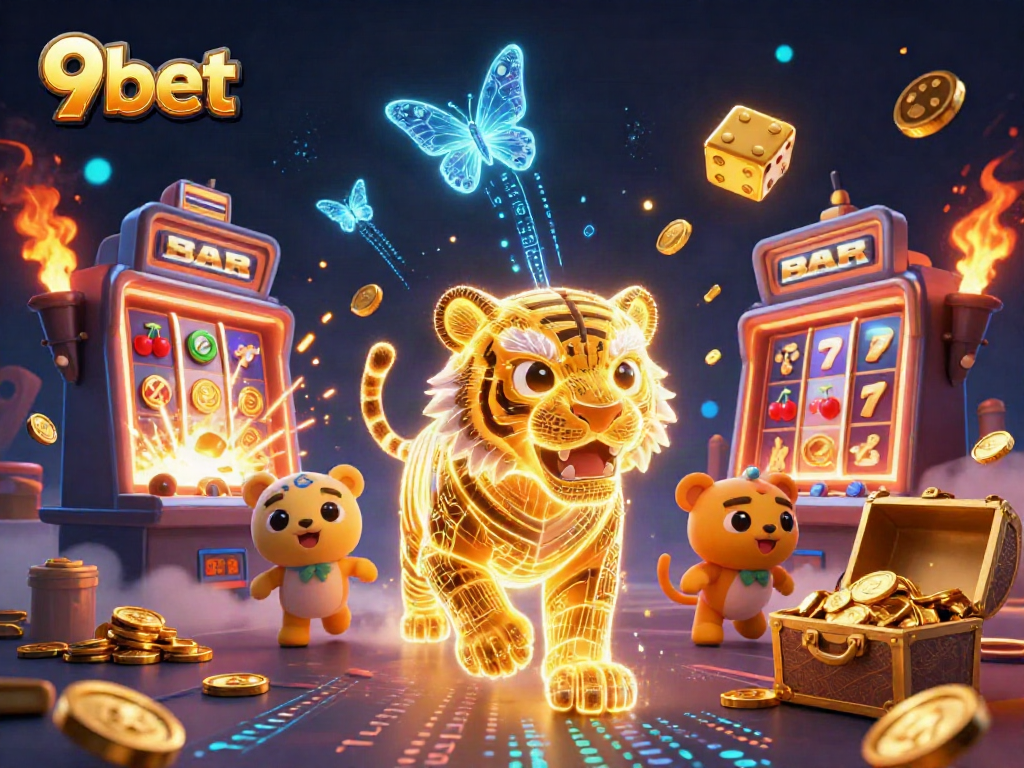 Experience the thrilling jackpot explosion at 9bet's digital casino, featuring dynamic gameplay elements.
