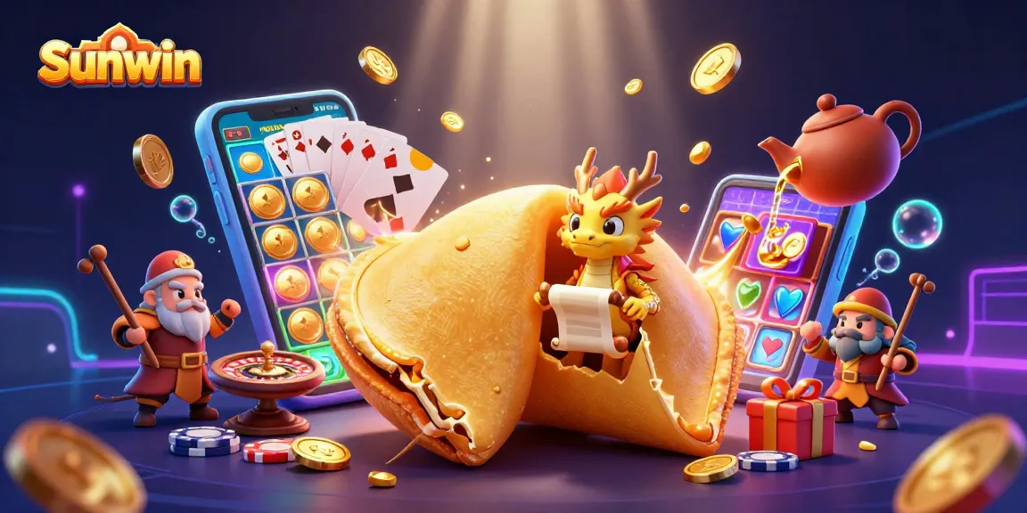 Experience the winning thrill at Sunwin with vibrant casino games and engaging characters.
