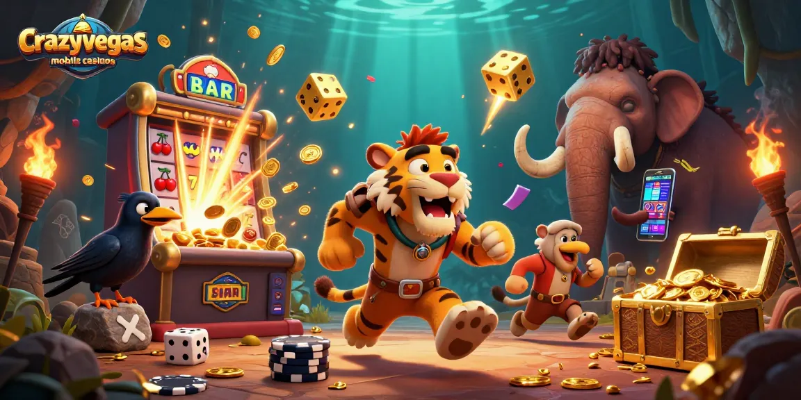 Experience the thrill of crazyvegas mobile casinos with a vibrant casino scene filled with action, jackpots, and fun.